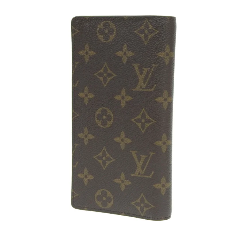 Louis Vuitton Brown Canvas Portefeuille Brazza wallet accessories