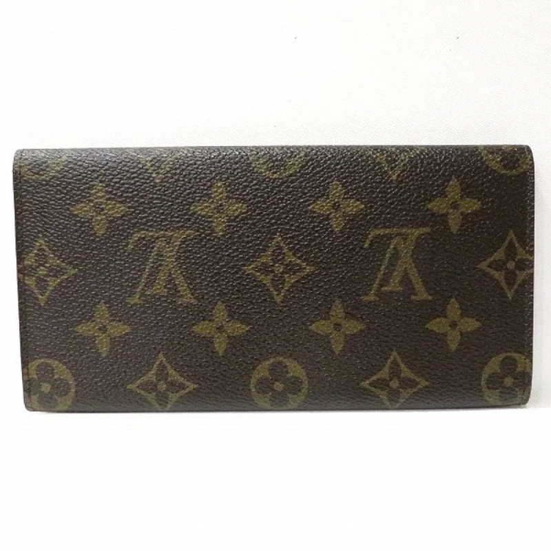 Louis Vuitton Brown Canvas Tresor wallet accessories