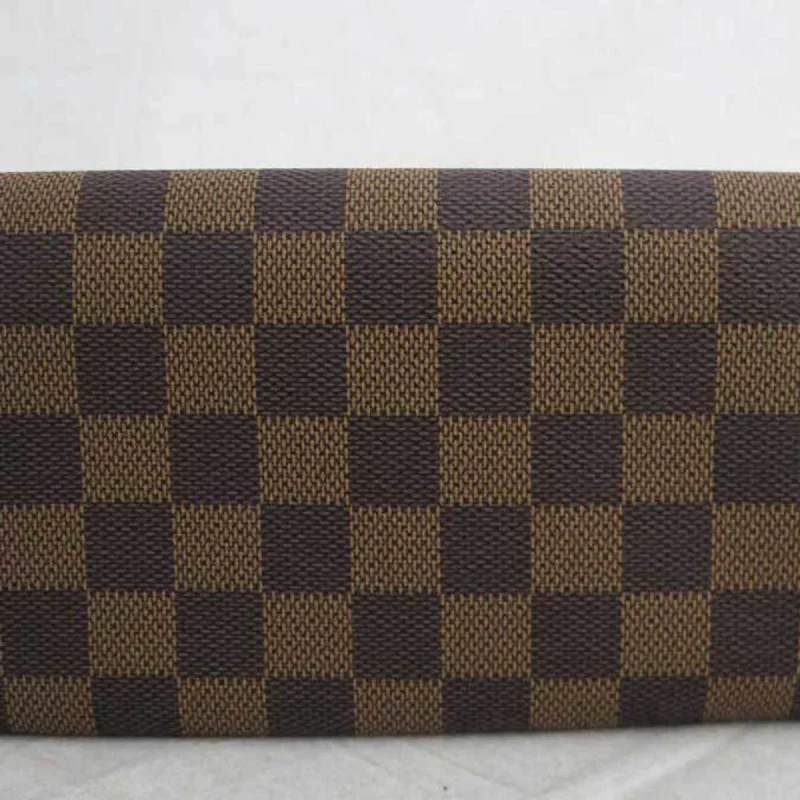 Louis Vuitton Brown Canvas Portefeuille Sarah wallet accessories