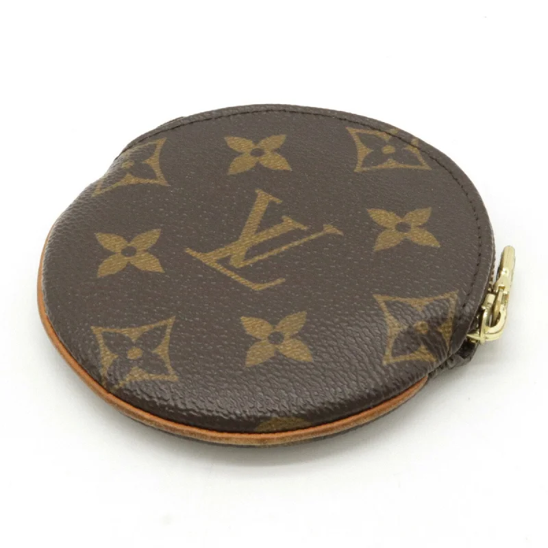 Louis Vuitton Brown Canvas Porte Monnaie Rond wallet accessories