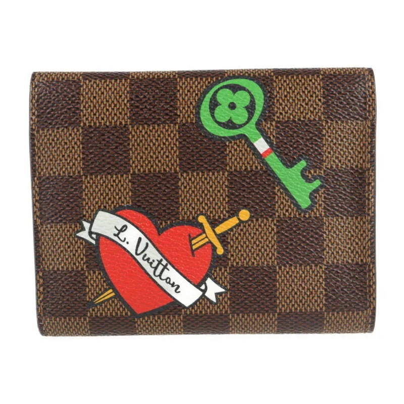 Louis Vuitton Brown Canvas  wallet accessories