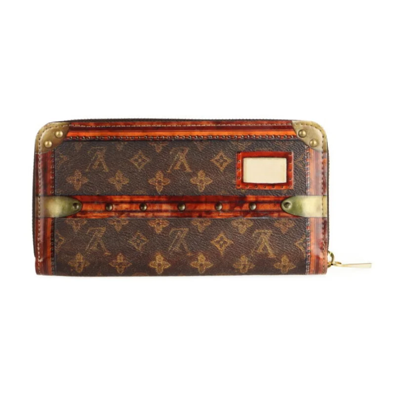 Louis Vuitton Brown Canvas Zippy wallet wallet accessories