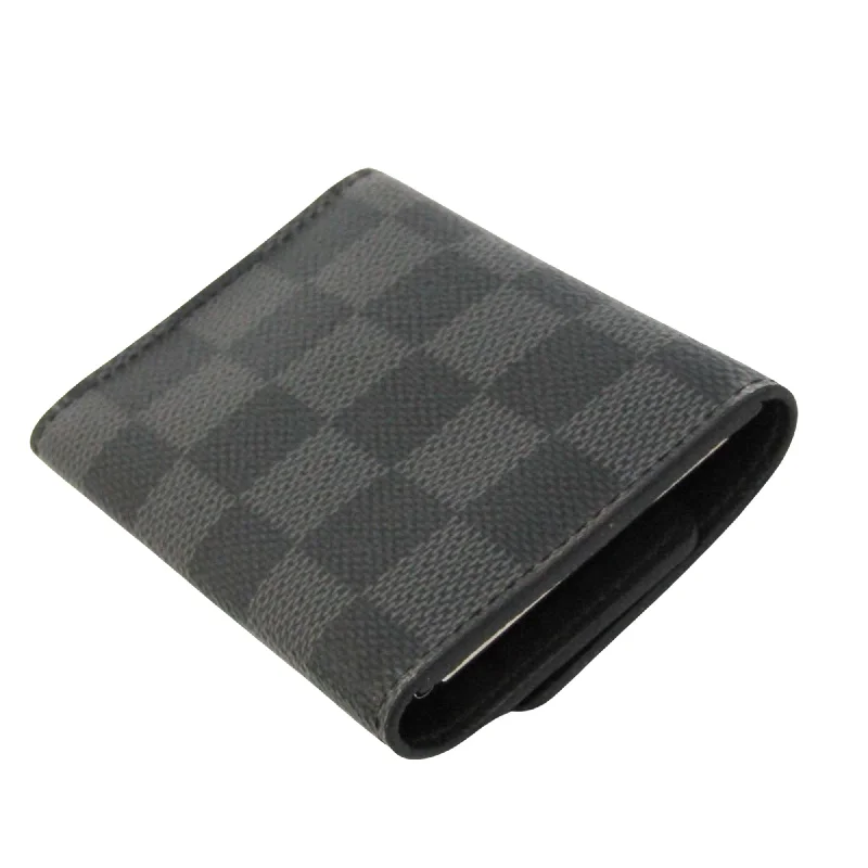 Louis Vuitton Gray Canvas 6 key holder wallet accessories