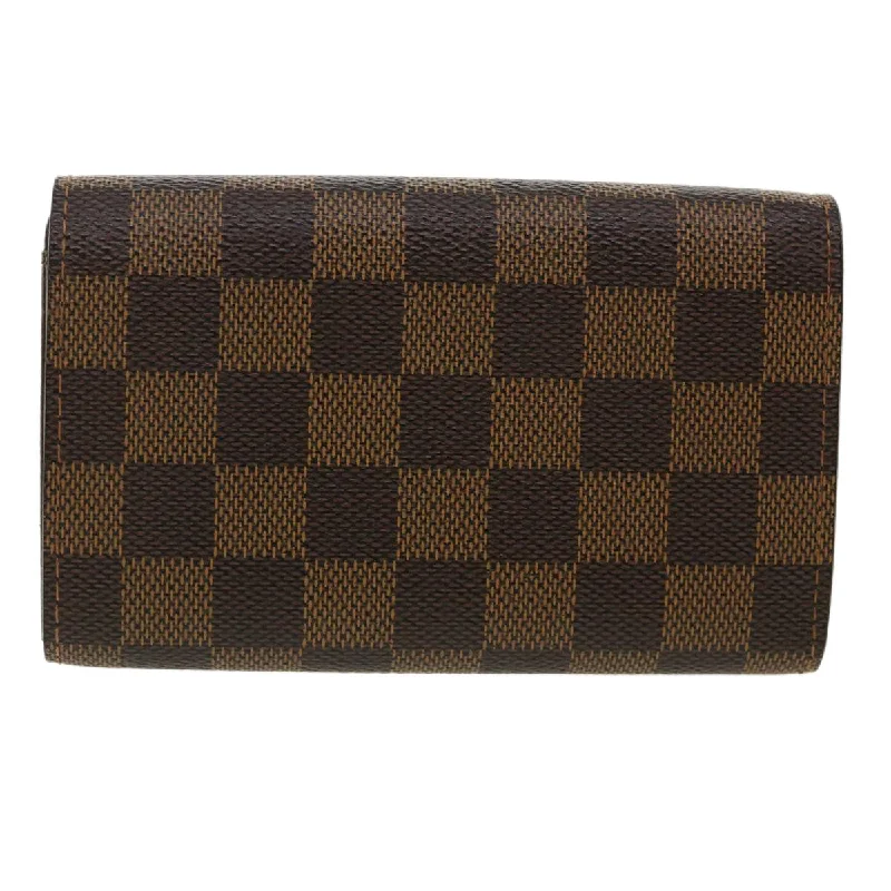 Louis Vuitton Brown Canvas Tresor wallet accessories