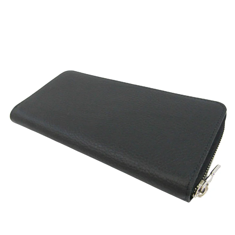 Louis Vuitton Black Leather Zippy Wallet Vertical wallet accessories