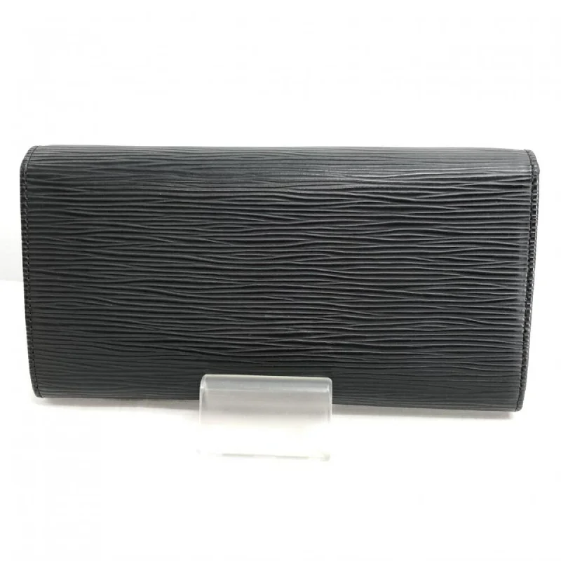 Louis Vuitton Black Leather Sarah wallet accessories