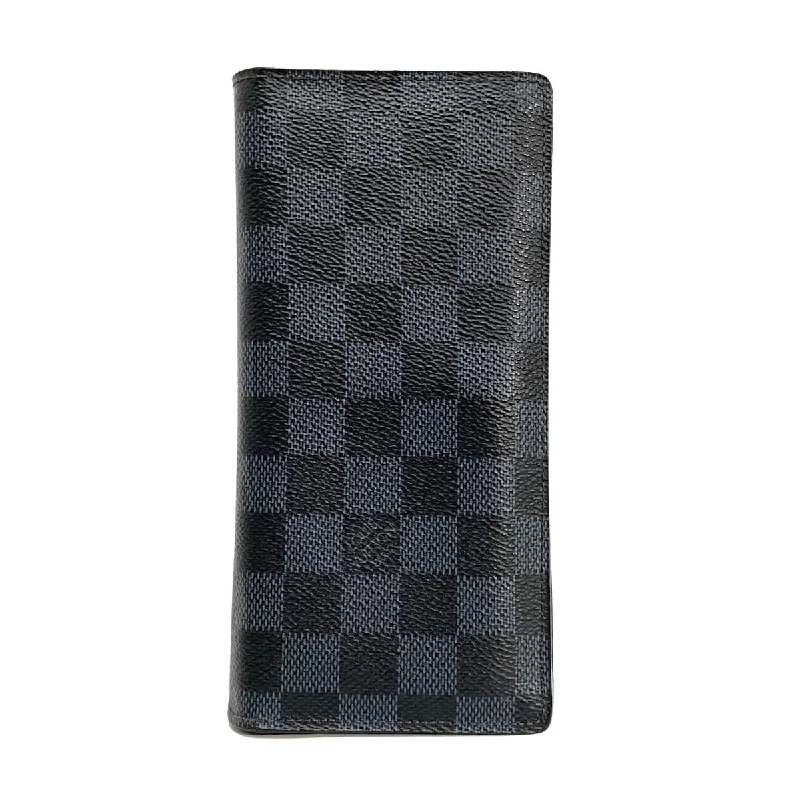 Louis Vuitton Gray Canvas Brazza wallet accessories