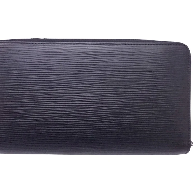 Louis Vuitton Black Leather Portefeuille zippy wallet accessories