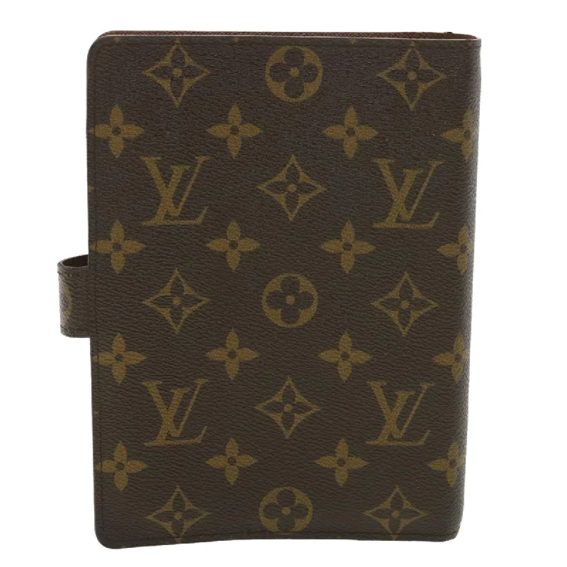 Louis Vuitton Brown Canvas Agenda MM wallet accessories