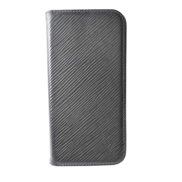 Louis Vuitton Gray Leather Etui Iphone wallet accessories