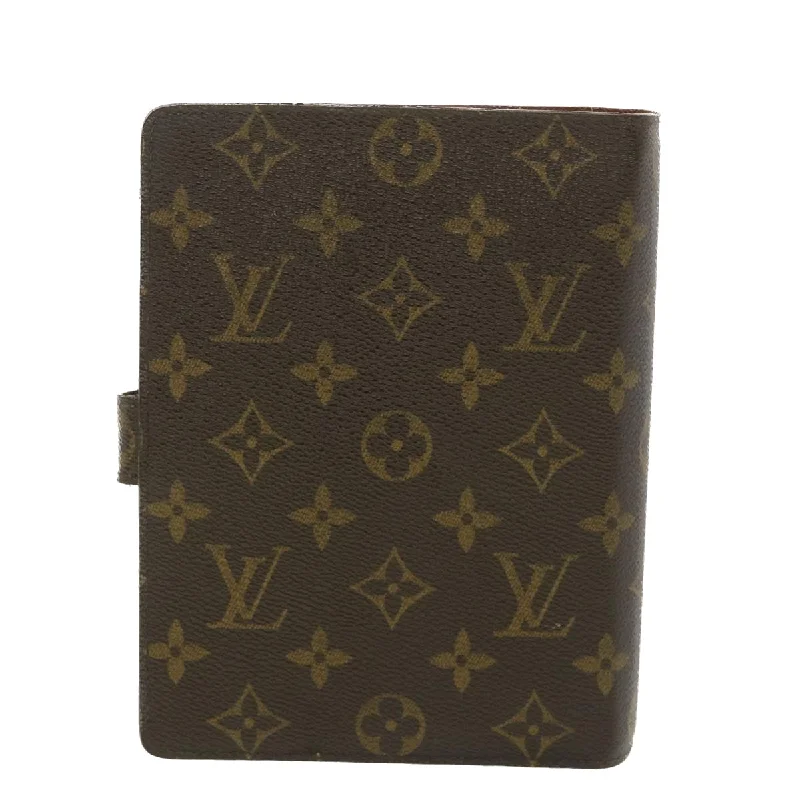 Louis Vuitton Brown Canvas Agenda cover wallet accessories