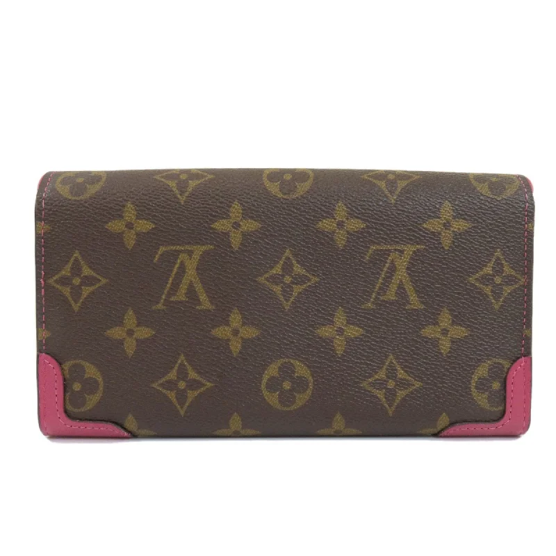 Louis Vuitton Brown Canvas Sarah wallet accessories