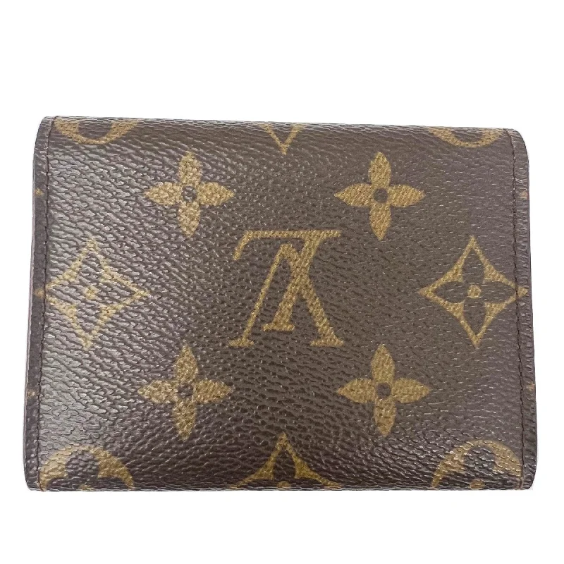 Louis Vuitton Brown Canvas Card case wallet accessories