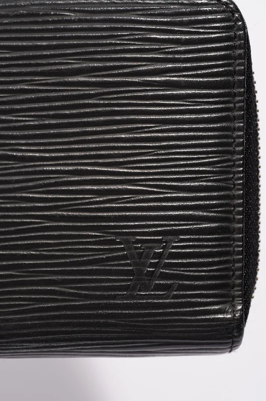 Louis Vuitton Clemence Wallet Black Epi Leather