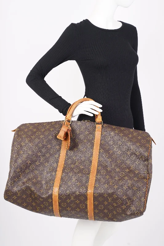 Louis Vuitton Womens Vintage Keepall 60 Monogram Monogram Canvas 60