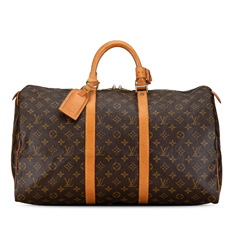 Louis Vuitton Monogram Keepall 50 (SHG-8sdMHU)