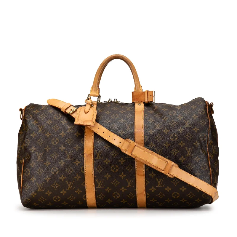 Louis Vuitton Monogram Keepall Bandouliere 50 (SHG-RDWWlH)