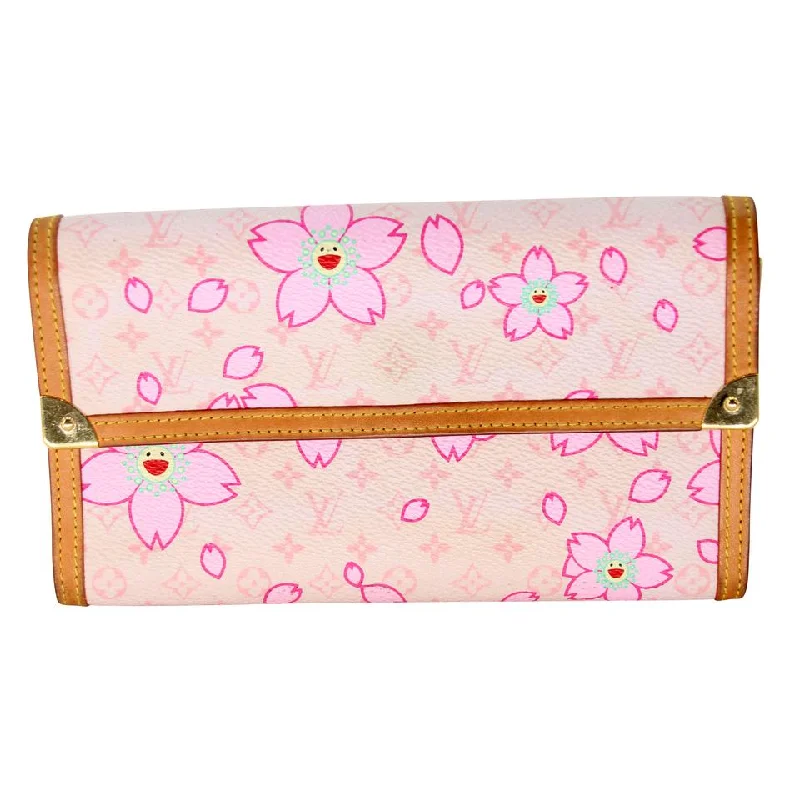 Louis Vuitton Murakami Flowers Monogram GM Takashi Wallet LV-0813N-0002