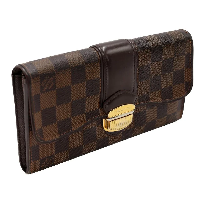 Louis Vuitton Sistina Damier Ebene GM Wallet LV-W1217P-0007